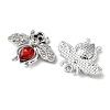 Alloy with Rhinestone Pendants RB-E001-01-2