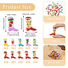 20Pcs 10 Styles Fruit Theme Boot Baking Paint Glass Enamel Beads LAMP-TA0002-78C-4