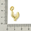 Rack Plating Brass with ABS Plastic Pearl European Dangle Charms KK-G501-02Y-G-3