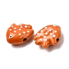 Handmade Porcelain Beads PORC-K010-06G-2