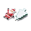 Christmas Opaque Resin Pendants RESI-K049-01A-2