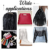   2 Meters PU Imitation Leather Tassels Trimming DIY-PH0010-44A-06-5