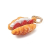 Alloy with Enamel Pendants AL-CBAE186-01G-02-2