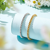 4Pcs 2 Colors 201 Stainless Steel Round Beaded Stretch Bracelets Set for Men Women BJEW-BC0001-15A-4