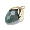 Natural Green Aventurine Pendants G-U019-03A-09-2