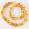 Natural Gemstone Agate Round Bead Strands G-E234-13-2