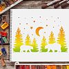 Large Plastic Reusable Drawing Painting Stencils Templates DIY-WH0202-139-6