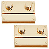 Zinc Alloy Twist Bag Lock Purse Catch Clasps PURS-WH20003-001G-1