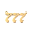 304 Stainless Steel Pendants STAS-D382-04G-G-1