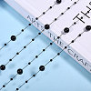 Plastic Imitation Pearl Beaded Chains KY-WH0051-25A-4