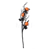 Plastic & Foam Artificial Pumpkin Floral Pick with Maple Leaf TH-CBAC0DE-02-2