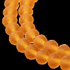 Transparent Glass Beads Strands X-EGLA-A034-T6mm-MD05-5