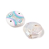 Natural Keshi Pearl Enamel Beads PEAR-G014-04B-2