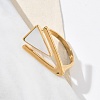 304 Stainless Steel Cuff Open Rings for Women RJEW-F207-03G-G-1