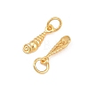 925 Sterling Silver Shell Shape Charms STER-I023-01G-04-2