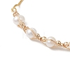 Natural Cultured Freshwater Pearl Beads Slider Bracelets BJEW-JB13345-02-3