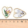 Alloy Epoxy Resin Pendants FIND-Z114-01G-02-3