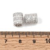 925 Sterling Silver Micro Pave Clear Cubic Zirconia Beads SE-CBAF1B2-16C-P-3
