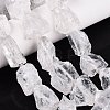 Natural Quartz Crystal Rough Beads Strands G-Q606-93-1