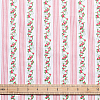 1M Flower Pattern Cotton Fabric DIY-PH0036-57-6