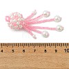 Glass Seed Beads & Glass Pearl Big Pendants PALLOY-MZ01336-02-3