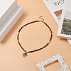 Natural Tiger Eye Beaded Necklaces NJEW-JN04226-04-6