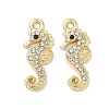 Alloy Crystal Rhinestone Pendants FIND-G108-04F-G-1