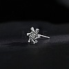 Brass Stud Earrings for Men WG7D598-01-1
