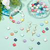 50Pcs Handmade Porcelain Beads PORC-DC0001-17-4