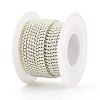 Iron & ABS Imitation Pearl Cup Chains CH-T007-01A-05-2