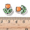 Transparent Glass Enamel Beads LAMP-C023-01E-4