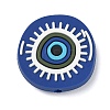 Evil Eye Theme Silicone Beads SL-CBACE28-03F-1