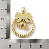 Christmas Brass Micro Pave Cubic Zirconia Pendant KK-H468-01A-01G-3