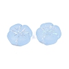 Frosted Transparent Acrylic Beads OACR-P029-19B-01-3