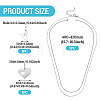 1Pc 304 Stainless Steel Cable Chain Necklaces NJEW-TA0001-24V-3