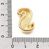 Brass Slide Charms KK-E802-33G-S-3