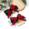 Christmas Cloth Alligator Hair Clips PW-WG004B5-01-3