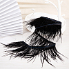 2 Yards Fashion Ostrich Feather Cloth Strand Costume Accessories FIND-GF0003-42A-4