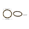 Tibetan Style Linking Rings LS-PALLOY-A017-AB-FF-2