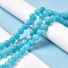 Natural Dyed Jade Beads Strands G-M402-C04-03-2