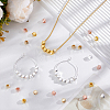 80Pcs 4 Colors Brass Spacer Beads KK-PH0015-20-4