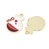 Alloy Enamel Pendants ENAM-L055-01I-02-2