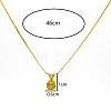 Real 18K Gold Plated Stainless Steel Pendant Necklaces CP2918-10-3