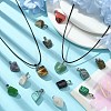 DIY Natural & Synthetic Mixed Gemstone Pendant Necklaces Making Kits DIY-YW0008-91-4