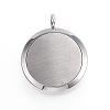 316 Surgical Stainless Steel Diffuser Locket Pendants STAS-P102-095G-3