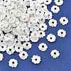 4-Petal Tibetan Style Alloy Flower Bead Caps TIBE-S222-S-RS-2