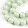 Baking Painted Pearlized Glass Pearl Bead Strands HY-N002-5mm-B02-4