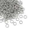 Tarnish Resistant 304 Stainless Steel Open Jump Rings X-STAS-Q186-02-6x0.8mm-2