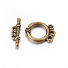 Tibetan Style Alloy Toggle Clasps MLF10795Y-NF-1