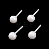 Hypoallergenic Bioceramics Zirconia Ceramic Stud Earrings EJEW-Z023-13G-3